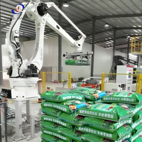 Bras robotique industriel de haute précision pour l'empilage de sacs en carton, robot de palettisation à commande PLC