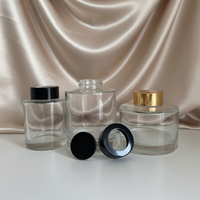 Bouteille diffuseur de parfum ronde transparente en gros 170ml 180ml pour huiles essentielles