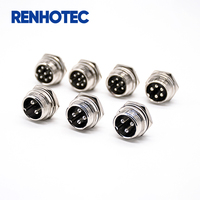 Conector Circular GX16 de 2, 3, 4, 5, 6, 7, 8, 9 y 10 Pines, Macho y Hembra, Diámetro de 16 mm, Conector de Panel de Cable, Enchufe