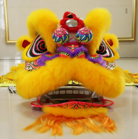 Costume de danse du lion de taille normale, fabriqué à la main à l'usine de Guangzhou, pour deux personnes, culture chinoise, danse du lion, danse du lion