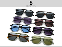 Classique à la mode écaille de tortue pilote lunettes de soleil femmes hommes 2025 marque mode bleu pont Aviation carré lunettes de soleil