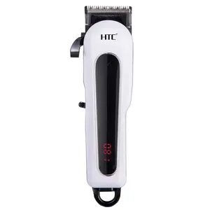 HTC CT-8089 Special 5MM High Carbon Steel Blade Professional LED Hanging Loop Hair Clipper