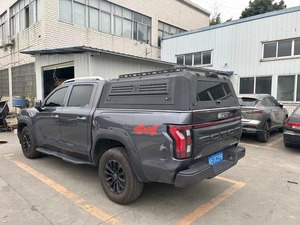 Couverture de benne rétractable universelle en alliage d'aluminium noir, imperméable et anti-corrosion pour pick-up BYD Shark 6 4x4 avec hardtop - Product Image 3