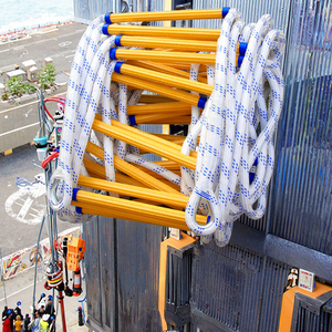 Escada de resina poliéster macio para escapar segurança Anti-Slip Emergency Fire Escape <span class=keywords><strong>Rope</strong></span> <span class=keywords><strong>Ladder</strong></span> Training Fall Protection - Product Image 2