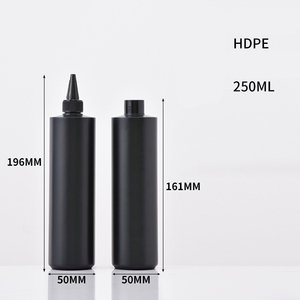 ขวดบีบ HDPE สีดำ ขนาด 30 50 60 100 120 150 200 250 300 500 <span class=keywords><strong>600</strong></span> 750 <span class=keywords><strong>มล</strong></span>. พร้อมฝาเกลียวสำหรับกาวและสี - Product Image 4