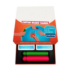Ensemble de jeux de société éducatifs portables en carton personnalisés pour enfants avec jeux de table et jeux d'intérieur - Product Image 2