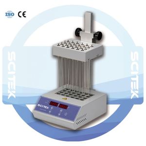 SCITEK 0.1Mpa Concentrateur d'échantillon d'azote 2 blocs de chauffage uniforme Concentrateur d'échantillon d'azote - Product Image 1