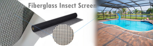 Haute qualité 17*14 90g plusieurs couleurs et motifs disponibles filet pour fenêtres moustiquaire Invisible fibre de verre moustiquaire - Product Image 6