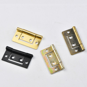 Furniture Hinge 38x21mm Surface Mount Durable Iron Plated Traditional Style H-Type For Packaging <b>Boxes</b> Hardware Accessories - Product Image 3