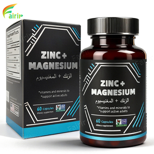 Complément alimentaire de vitamines et minéraux à marque privée – Capsules de <span class=keywords><strong>zinc</strong></span> et de magnésium - Product Image 1