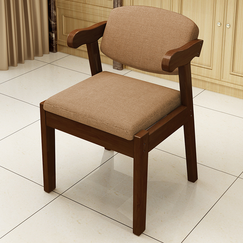 Sac souple en tissu café en bois massif couleur noyer
