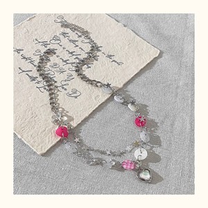 Collar con Corazón y Estrella <span class=keywords><strong>Rosa</strong></span> para Mujer, Cadena para Clavícula, Estilo Lujoso y Exclusivo, Nuevo Artículo Popular 2026 - Product Image 6