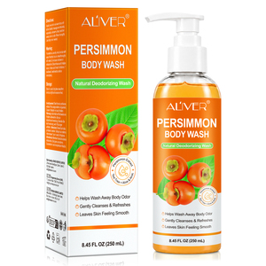ALIVER <span class=keywords><strong>Gel</strong></span> de Ducha Desodorante Natural, Refrescante, Limpieza Profunda, Control de Olores, Exfoliante, Hidratante, Nutritivo, con Extracto de Caqui - Product Image 6