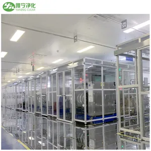 Laboratory Clean Room ISO GMP Modular Dust Free Clean Room modular PVC Wall Panel Assembly Hard Wall FFU Clean Room Clean booth
