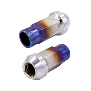 Bule-tuerca de rueda de carreras de titanio quemado, rosca de tornillo hueca, 12x1,5, para Toyota, Honda, Nissan - Product Image 1