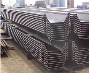 Fournisseur chinois <span class=keywords><strong>Larssen</strong></span> Type 2 Sheetpile Profilé en acier U Palplanches en acier laminées à chaud avec des services de découpe et de soudage - Product Image 2