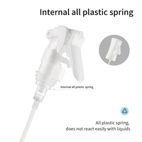 Vente en gros de flacons pulvérisateurs portables en plastique violet de 50 ml et 80 ml, flacon pulvérisateur fin pour le visage, flacon pulvérisateur de crème solaire