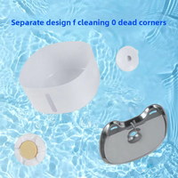 Fontaine à eau sans fil 2,6 L écologique pour chats et chiens, avec plateau automatique en acier inoxydable, capteur de mouvement, gamelle silencieuse pour animaux de compagnie