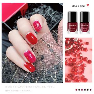 Vernis à ongles de haute qualité à séchage rapide, logo personnalisé, série grenade <span class=keywords><strong>rouge</strong></span>, vernis à ongles en gel longue durée, pas besoin de cuisson - Product Image 5