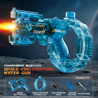 Pistola de Agua de Juguete, Pistola de Agua Eléctrica de Plástico con Luz, Pistola de Agua de Alta Velocidad, Juguete de Playa para Niños, Verano
