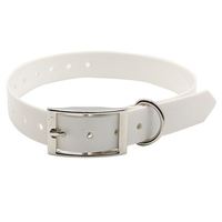 Collier de luxe pour chien Muker, solide, étanche, avec boucle en alliage de zinc nickelé, sangle en nylon enduit de TPU, rivet durable, à dégagement rapide