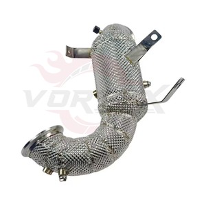 Tubería de Escape de Alto Flujo Vortex de 200 Celdas con Catalizador para Mercedes A45S AMG W177, con Protección Térmica, para Turbo de Alto Rendimiento y Carreras - Product Image 2