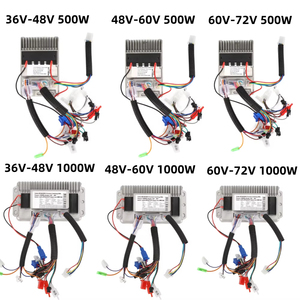 Contrôleur de <span class=keywords><strong>vitesse</strong></span> sans balais pour <span class=keywords><strong>vélo</strong></span> électrique, 36 48 60 72V 500 1000W, 3 modes, onde sinusoïdale - Product Image 5