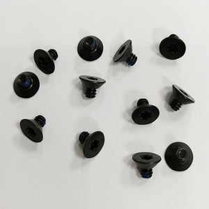 M3 M4 M5 M6 #8-32 #6-32 1/4 Đen kẽm Carbon thép phẳng đầu vít với nylon vá <span class=keywords><strong>Torx</strong></span> chìm đầu cắt xén vít - Product Image 6
