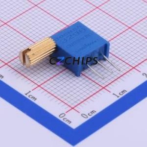 ตัวต้านทาน/โพเทนชิออมิเตอร์แบบปรับได้3296X-1-203-8mm ผ่านรูส่วนประกอบ (THT) ตัวต้านทาน20Kohm 10% - Product Image 1