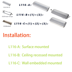 Hot bán sạc khẩn cấp LED ánh sáng tùy biến thích hợp cho Trần lõm gắn cho khuyến mãi - Product Image 2