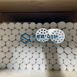 Filtre à membrane céramique avec taille de pores de 450 nm MF/UF Microfiltration/Ultrafiltration pour filtration transversale Membrane céramique - Product Image 5