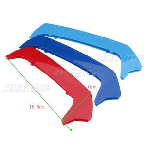 3 pegatinas de ABS con diseño de franja deportiva 3D para parrilla de coche BMW Serie 3 F30 F31 F35 E90 Serie 5 F10 F18 E60 X5 X6 E70 - Product Image 3