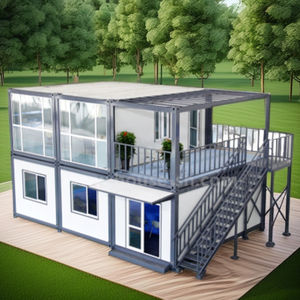 दूसरी मंजिल की बालकनी सैंडविच पैनल कंटेनर हाउस स्टैसी ब्रांड सुविधाजनक परिवहन निवास - Product Image 2