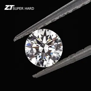 ZT Lab-diamante sintético suelto cultivado, HPHT 0,01 a 5 quilates, DEFGH VVS a SI clarity 3EX, enviado directamente de fábrica