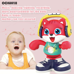 Interessante B/O dancing light <span class=keywords><strong>music</strong></span> walk record robot toy cat <span class=keywords><strong>for</strong></span> kids - Product Image 4