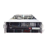 Serveur GPU IA AiLFond 8 RTX4090 48 Go pour l'apprentissage automatique et l'apprentissage profond, double processeur / 16 DDR5 RECC 32 Go avec 4 * 3000 W PSU