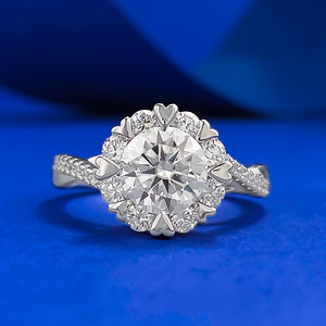 Anillo Octopus Clásico de Plata de Ley S925 con Moissanita de Alta Calidad, Venta al por Mayor del Fabricante con Certificado - Product Image 1