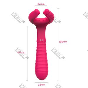 Melo New Silicone G Spot Stimulate <b>Vibrators</b> Dildo Nipple Clip Masturbate <b>Vibrator</b> Adults Sex Toys <b>for</b> Women <b>Men</b> Couple - Product Image 5