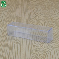 Boîte cadeau de luxe en PET transparent, boîte d'emballage en plastique anti-rayures pour bijoux, collier, montre, présentoir
