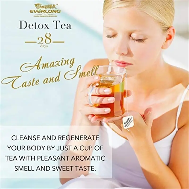 Частная торговая марка, 28 дней утром и ночью, чай для похудения, Детокс, плоский чай для похудения