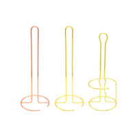 Support vertical en fil de fer pour rouleau de cuisine, distributeur de papier toilette doré, porte-serviettes, organisateur de mouchoirs – Fourniture directe usine