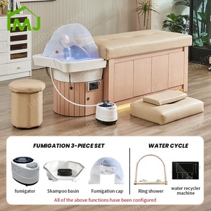 เตียงนวดแผนไทย เตียงสระผม ร้านเสริมสวย ตู้เก็บของ เตียงสปาหัวไม้ญี่ปุ่น - Product Image 4