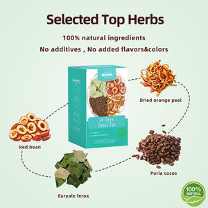 Kotak detoks pembakar lemak mentah 14 hari, meningkatkan metabolisme membersihkan pelangsing perut teh kesehatan penurun berat badan - Product Image 4