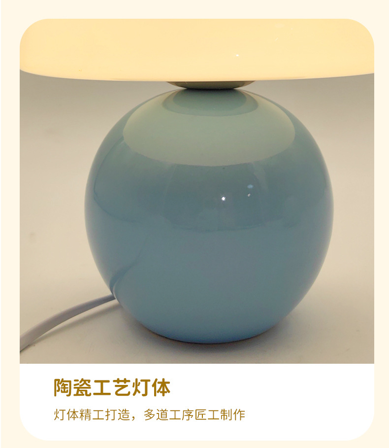 Bleu (diamètre 180mm hauteur 210mm)5W
