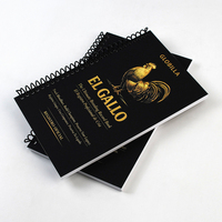 Carnet de notes personnalisé A5 avec reliure spirale en plastique, couverture rigide, journal, agenda, impression pour le bureau, cadeau d'entreprise