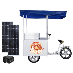 Triciclo de helados con caja refrigeradora, refrigerador portátil de 158 litros para bicicleta, funciona con energía <span class=keywords><strong>solar</strong></span>, el <span class=keywords><strong>mejor</strong></span> precio de fábrica - Product Image 1