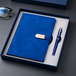 New High Quality Manufacturer <b>A5</b> <b>Notebook</b> With Pen for Man Custom Logo Business <b>Notebook</b> and Pen Gift Set - Product Image 4