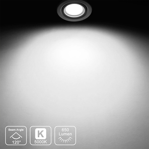 Spot <span class=keywords><strong>LED</strong></span> Ctorch 5w <span class=keywords><strong>Gu10</strong></span> <span class=keywords><strong>7w</strong></span> <span class=keywords><strong>Blanc</strong></span> <span class=keywords><strong>froid</strong></span> 170v Plafonnier encastré Mr16 <span class=keywords><strong>Gu10</strong></span> Gu5.3 <span class=keywords><strong>Ampoule</strong></span> - Product Image 4