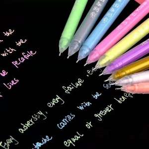 DIY Resaltador Pasteles Sketchi resaltador gel pluma escritura suave personalizado gel pluma Bloc de notas pluma especial - Product Image 5