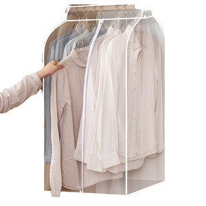 Funda protectora transparente para ropa en 3D, tipo gancho rectangular, lavable, impermeable, para almacenamiento en el dormitorio - Product Image 5